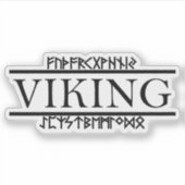 Autocollants vinyle Runes Viking (Devant)