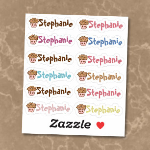 Autocollants vinyles pour noms fantaisistes de cup