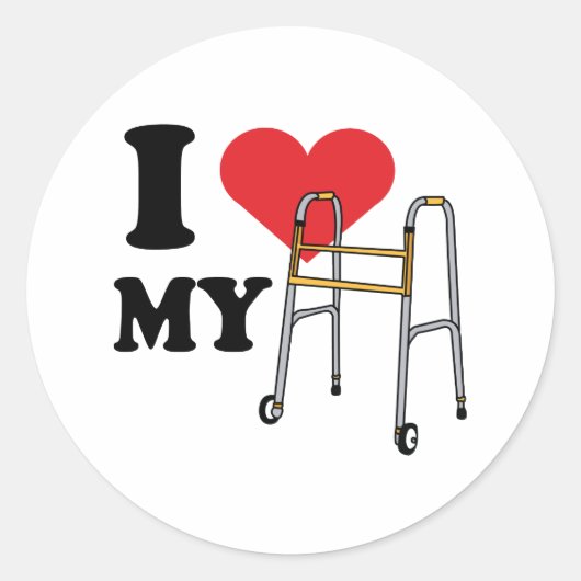 Autocollants Walker Love (Devant)