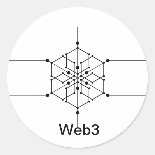 Autocollants Web3 uniques (Devant)