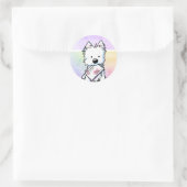Autocollants Westie Love Letters (Sac)