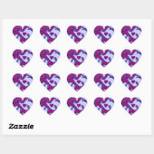 Autocollants Whimsical Hearts (Feuille)