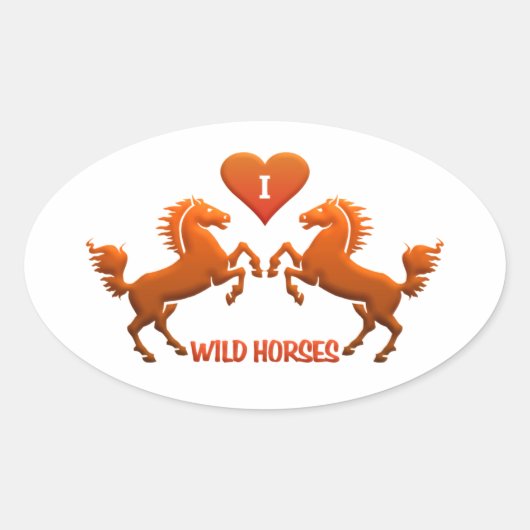 Autocollants Wild Hors (Devant)