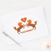 Autocollants Wild Hors (Enveloppe)