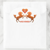 Autocollants Wild Hors (Sac)