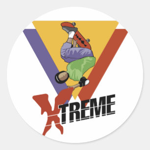 Autocollants Xtreme Skateboard