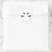 Autocollants yeux rouges vifs (Sac)