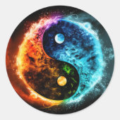 autocollants yin yang (Devant)