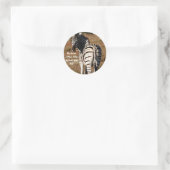Autocollants Zebra butt (Sac)