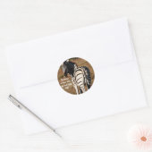 Autocollants Zebra butt (Enveloppe)
