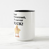 AUTOCORRECT, HET IS NOOIT EENVOUDIG! T-shirt Mok (Midden)
