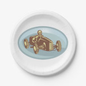 autocoureur Classic Motorsport Art Papieren Bordje (Voorkant)