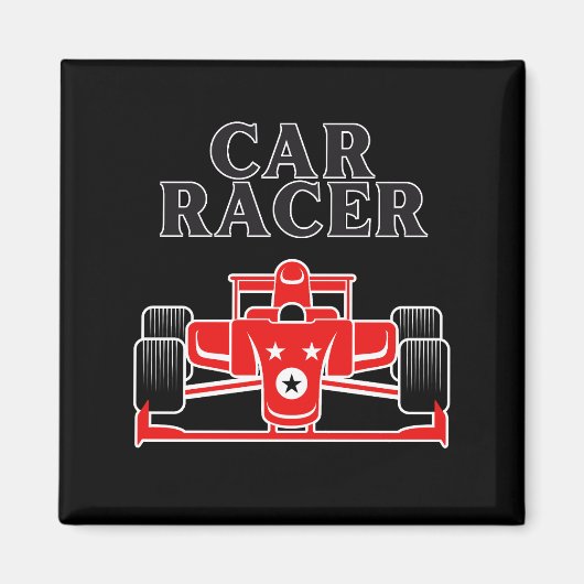 autocoureur magneet (Voorkant)