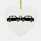 Autocrash Keramisch Ornament (Voorkant)