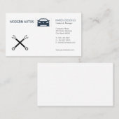 Autodealer | Auto-onderhoud | Sleutels Visitekaartje (Voorkant / Achterkant)