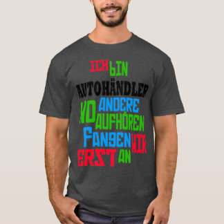 autodealers autoverkopers t-shirt