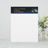 autodealerschap briefhoofd sjabloon (Staand voorkant)