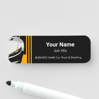 Autodecoratie Professioneel Autowasbedrijf Naamplaatje