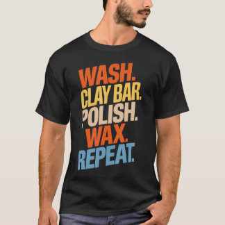Autodetailer Polijstmachine Was Klei Staaf Polijst T-shirt