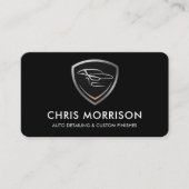 Autodetailing Services QR-code Professioneel Visitekaartje (Voorkant)