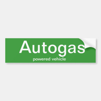 Autogas - bumpersticker