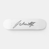 Autograaf Handtekening van Mormon Prophet Joseph S Skateboard (Horizontaal)