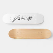 Autograaf Handtekening van Mormon Prophet Joseph S Skateboard (Horizontaal)
