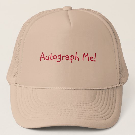 Autograaf me! Pet (Voorkant)