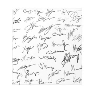 Autograaf Notitieblok