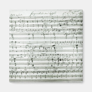 Autograafscore van 'Fragment aus dem' Magneet