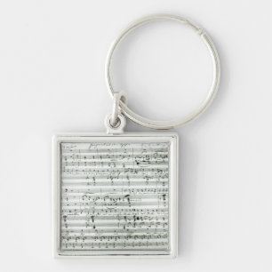 Autograafscore van 'Fragment aus dem' Sleutelhanger