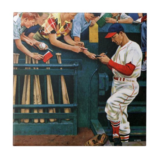 Autograafsessie Tegeltje (Voorkant)