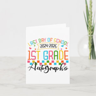 Autograph 1st Grade Graduation Party 2025 Laatste Kaart