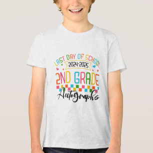 Autograph 2e klas afstudeerfeest 2025 Laatste dag Tri-Blend Shirt