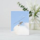 Autogyro in vlucht briefkaart (Staand voorkant)