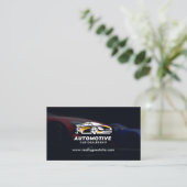 Autohandel QR-code Visitekaartje (Staand voorkant)