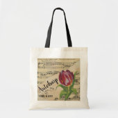 Autoharp Tulip  — Specificaties Muziek Gepersonali Tote Bag (Voorkant)