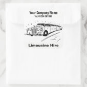 Autohuur Limousine Vierkante Sticker (Tas)
