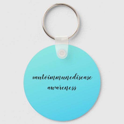 Autoimmune Disease Awareness Sleutelhanger (Voorkant)