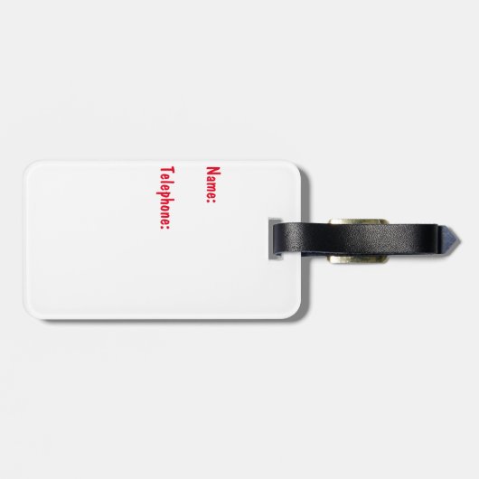 Autoimmune Encephalitis Warrior Bagagelabel (Achterkant horizontaal)