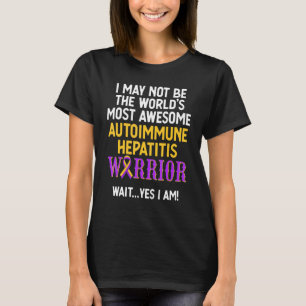 Autoimmune hepatitis Survivor Warrior 13 T-shirt