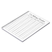 Autokilometertracker notitieboek (Linkerzijde)