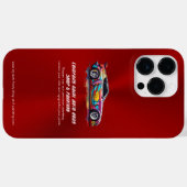 Autolichaamswinkel en precisie het schilderen Case-Mate iPhone case (Achterkant (horizontaal))