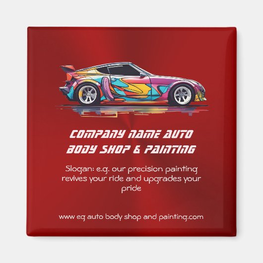 Autolichaamswinkel en precisie het schilderen magneet (Voorkant)