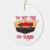 autoliefhebber keramisch ornament (Links)