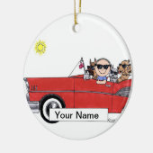 Autoliefhebber - Mannelijk Keramisch Ornament (Links)