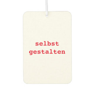 Autolufterfrischer  selbst gestalten luchtverfrisser