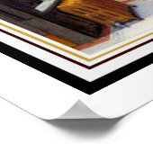 Automat door Edward Hopper 16 x 20 Poster (Hoek)