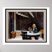Automat door Edward Hopper 16 x 20 Poster (Voorkant)