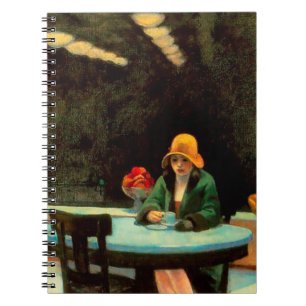 Automat door Edward Hopper Notitieboek
